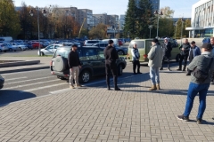 Arrive, debus all the same to me