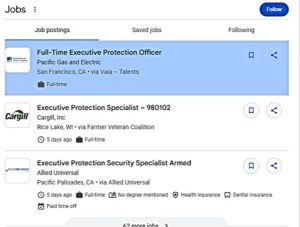 Executive Protection Training 