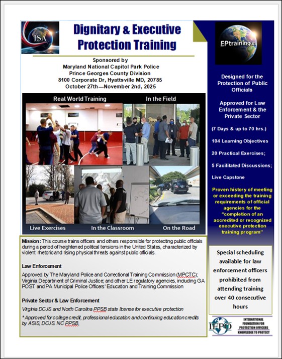 executive protection training
