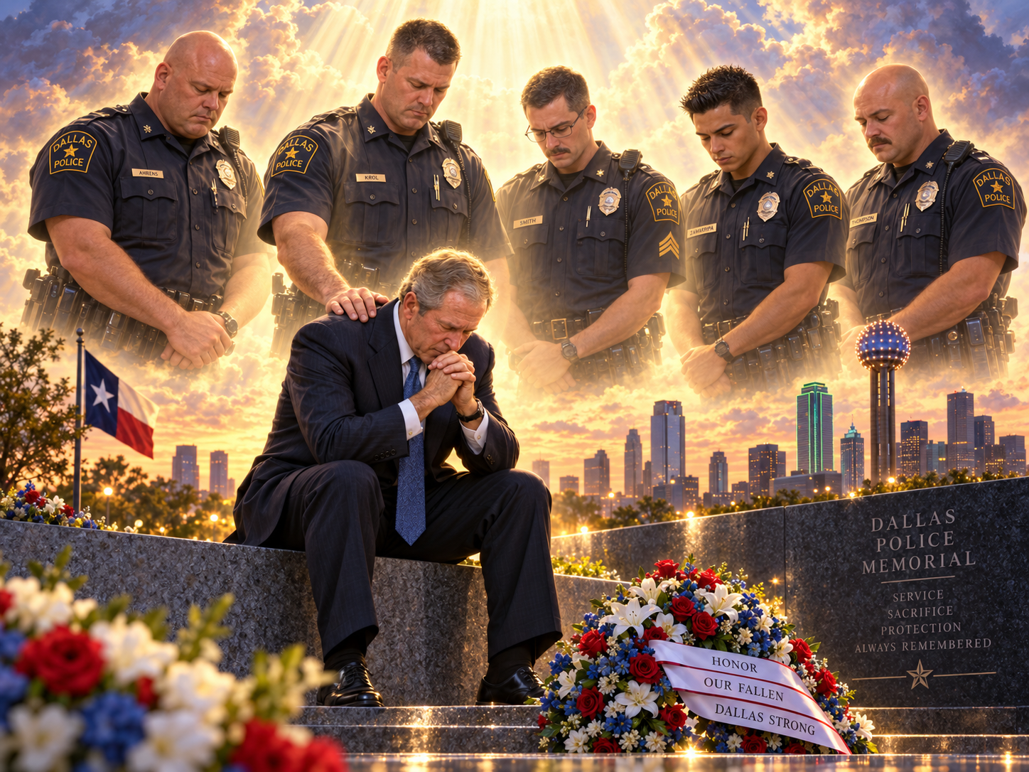 How a Few Seconds of George W. Bush at the Dallas Police Memorial Became an Excuse for Personal Attacks