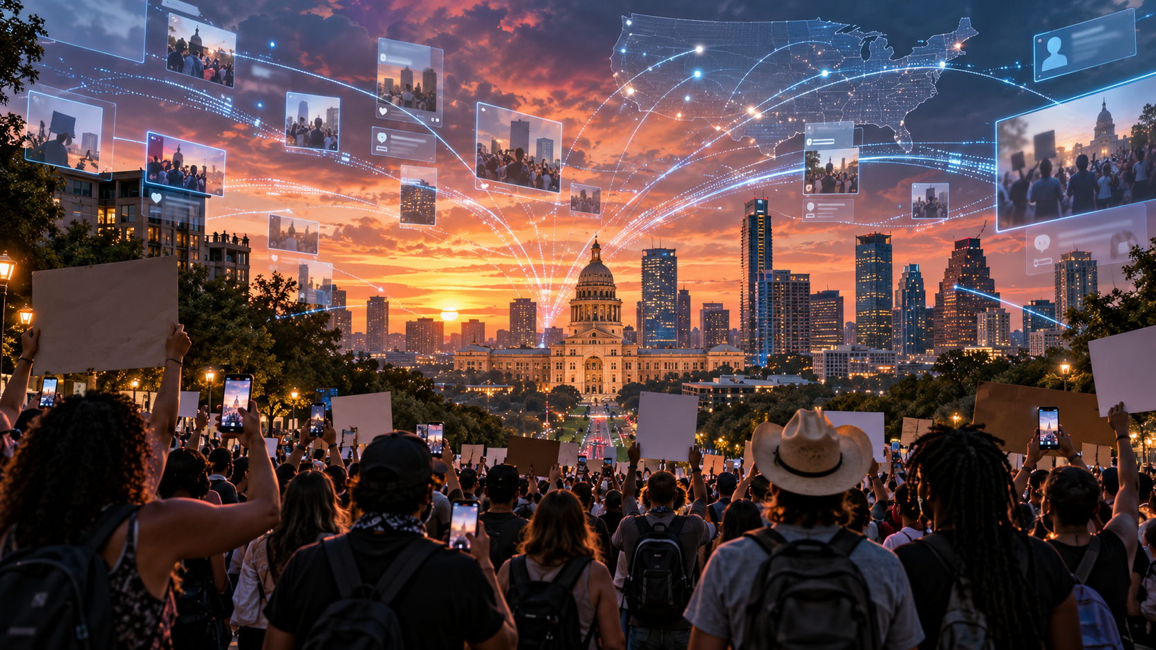 The Digitization of a Crisis: How Social Media Took Over the Austin Protests