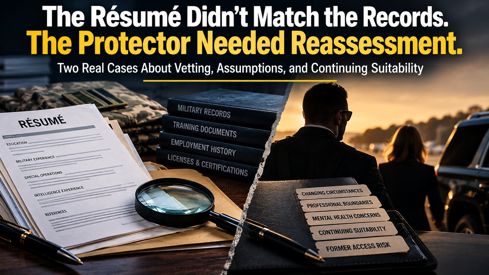 Executive Protection Vetting Failures, Two Cases To Learn From