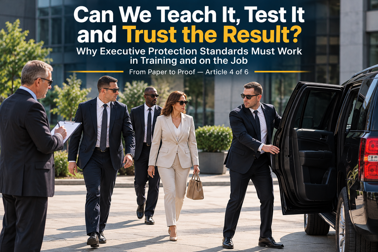 Can We Teach It, Test It, and Trust the Result?